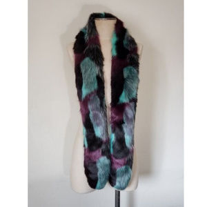 New, faux fur scarf